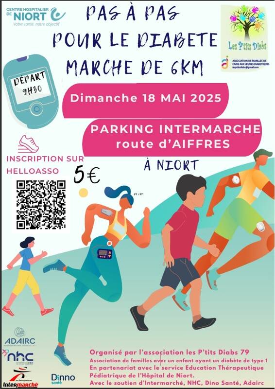 Pas à pas pour le diabète randonnée