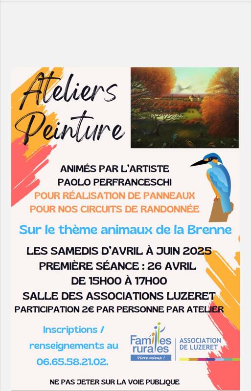 Peinture nature - ateliers d'artiste avec Paolo Perfranceschi
