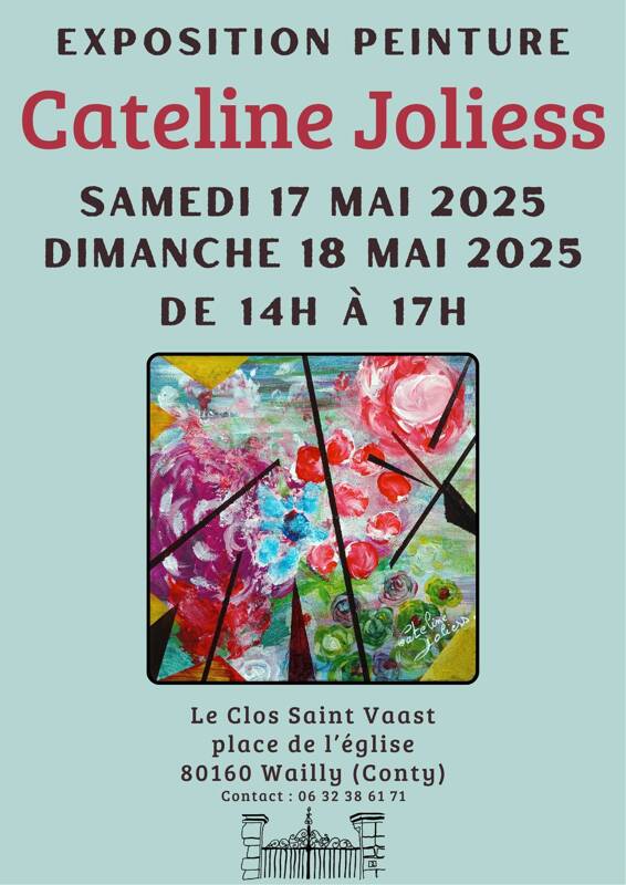 Cateline Joliess. Exposition, entrée libre.