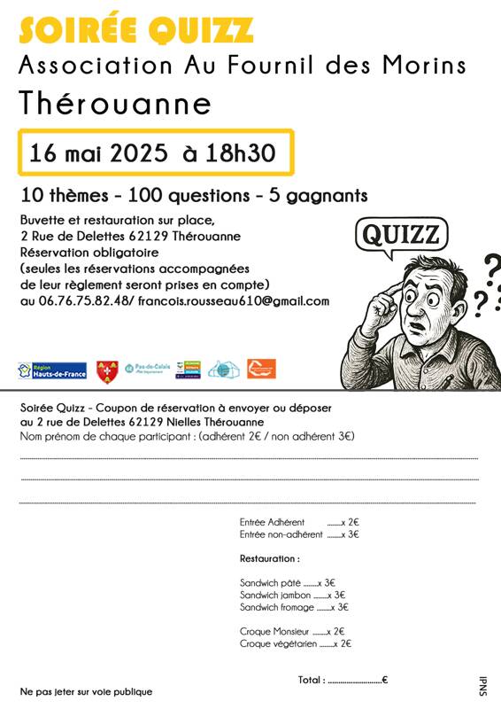 Soirée quizz - culture générale