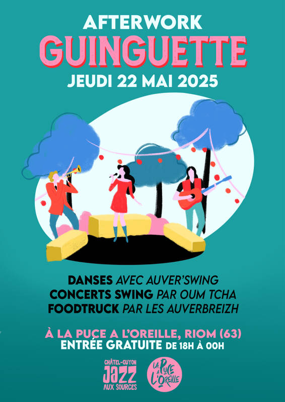 AFTERWORK GUINGUETTE avec Jazz aux sources / La Puce a L'Oreille