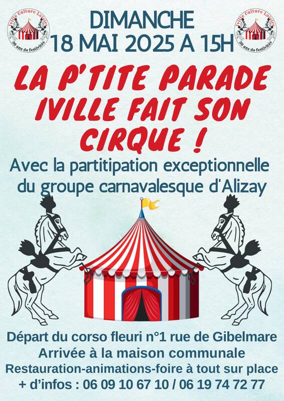 La P'tite Parade d'IVILLE fait son cirque !