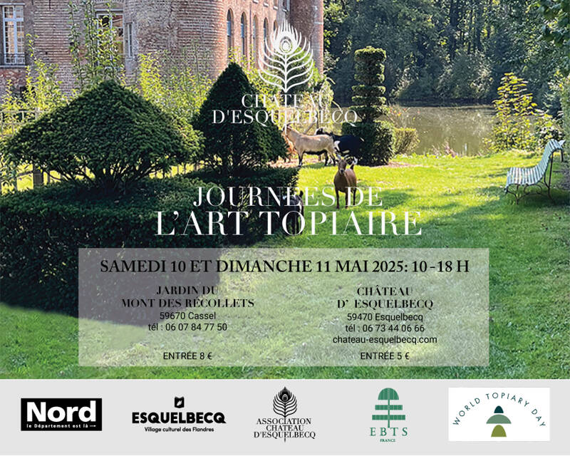 Journées de l'art topiaire au château d'Esquelbecq
