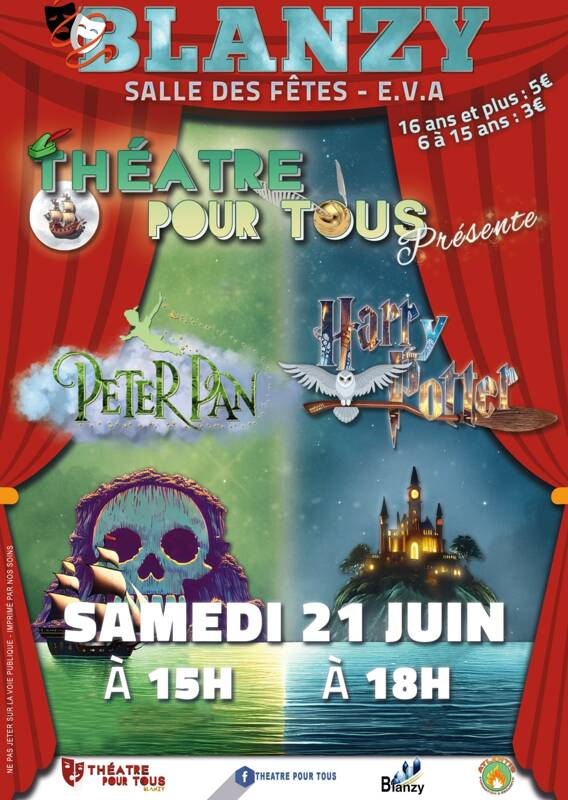 Vivez la magie du théâtre ! Peter Pan/Harry Potter