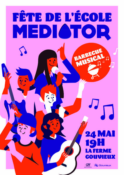 Barbecue musical : fête de l'école