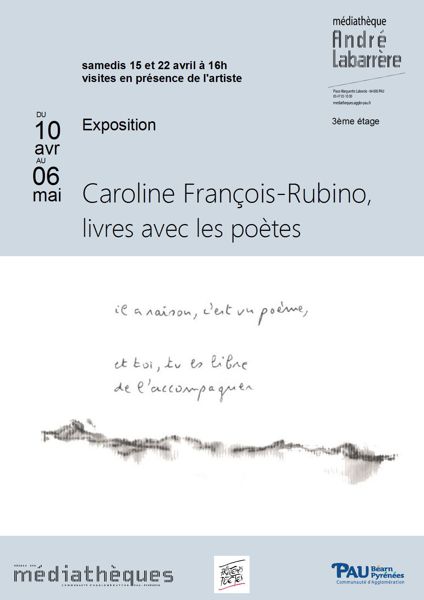 Caroline François-Rubino, livres avec les poètes
