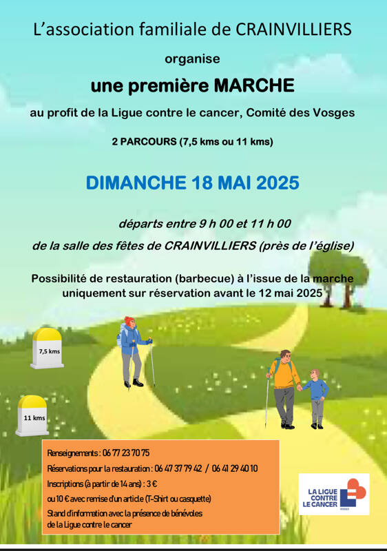 Marche pour la ligue contre le cancer