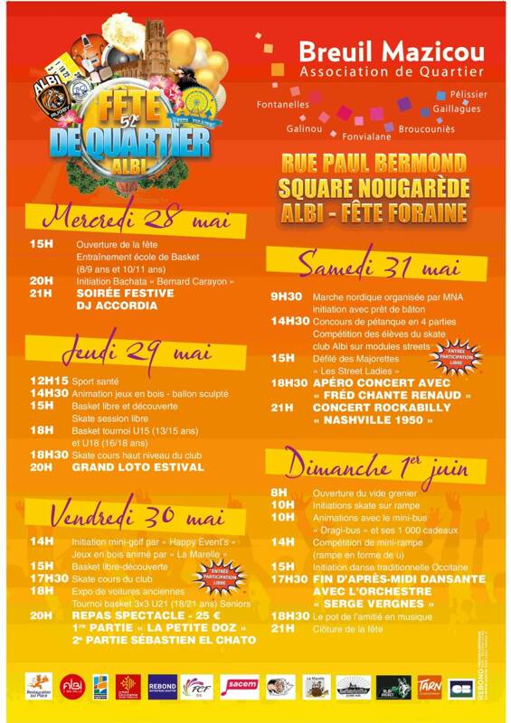 52ieme Fête de quartier Breuil Mazicou - ALBI
