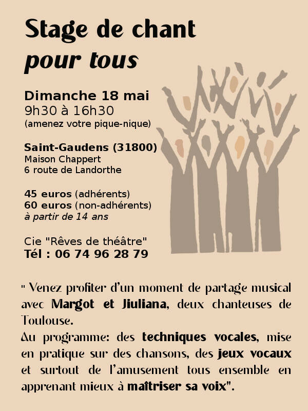 Stage de chant
