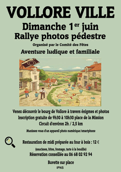 Rallye photos pédestre