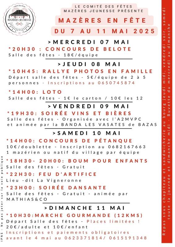 Fêtes de Mazères