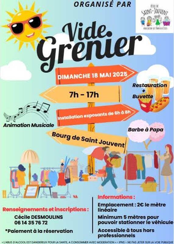 Vide-grenier APE Saint-Jouvent