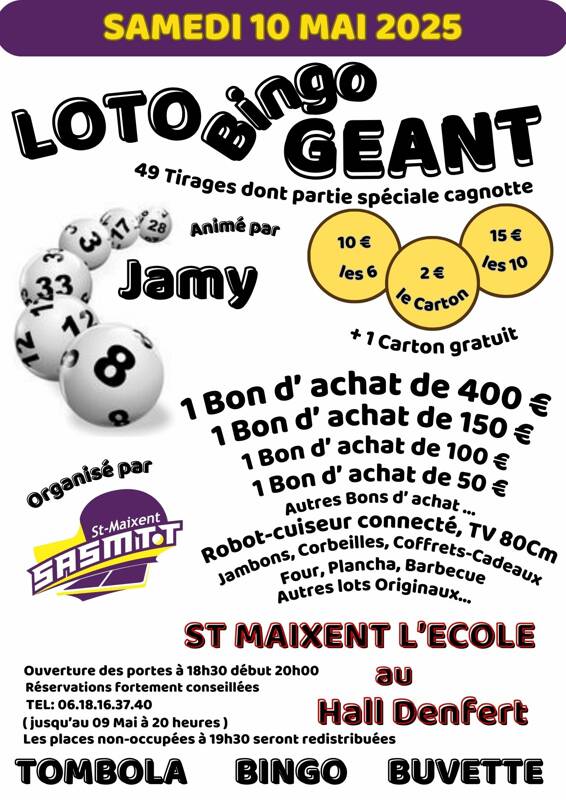 Loto Bingo Géant avec Jamy