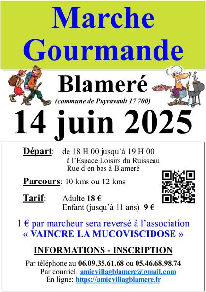 Marche gourmande de Blameré