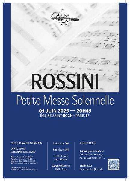Concert Petite Messe solennelle de Rossini