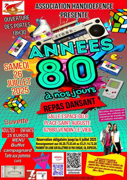 Années 80 a nos jours repas dansants 