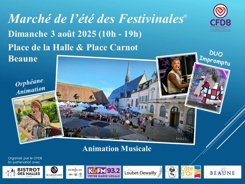 2ème Marché de l’été des Festivinales® à Beaune