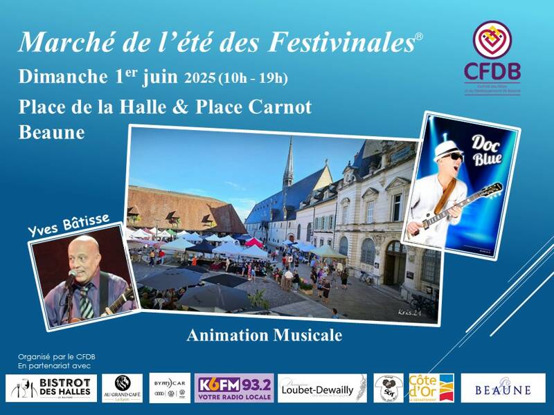1er Marché de l’été des Festivinales® à Beaune