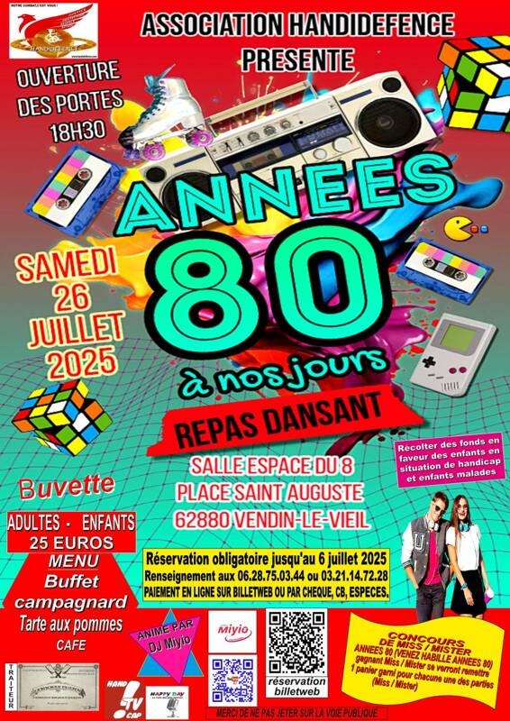 Années 80 a nos jours repas dansants