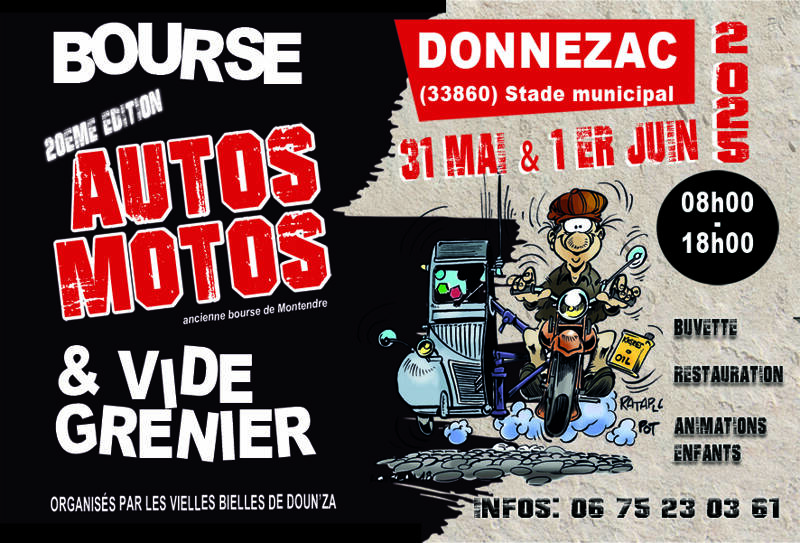 20ème bourse d'échanges autos-motos et vide grenier