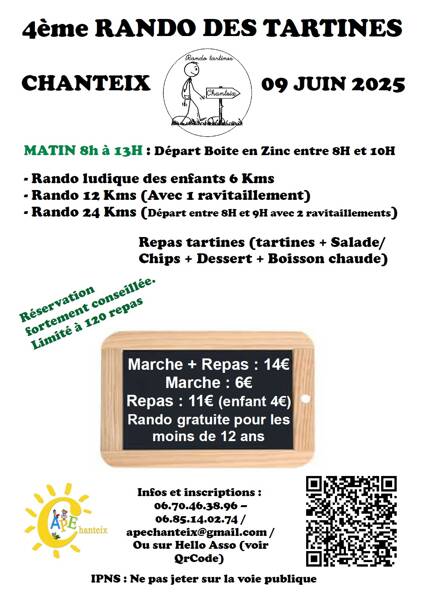 4ème RANDO DES TARTINES