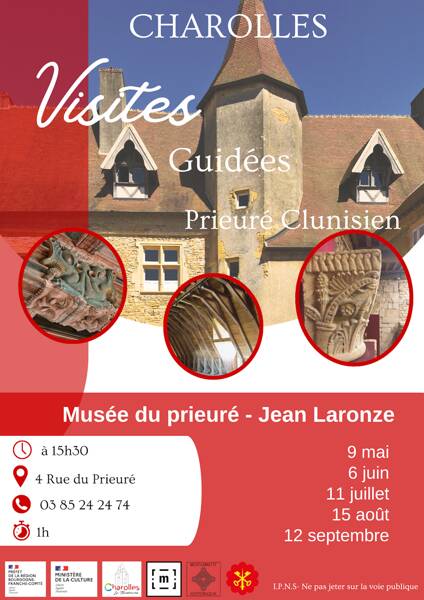 Visite prieuré clunisien de Charolles