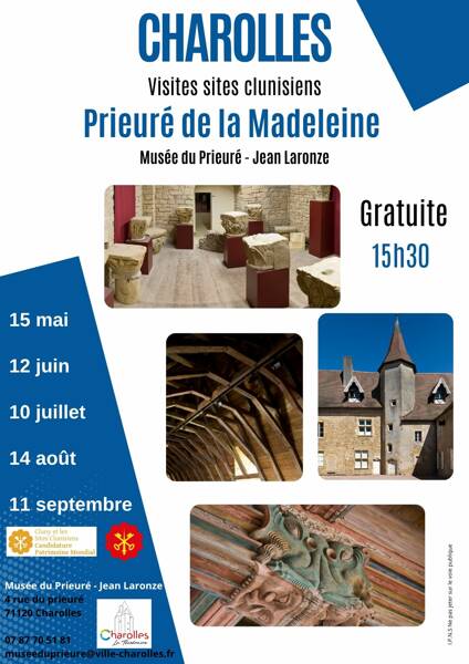 Visite prieuré clunisien de Charolles