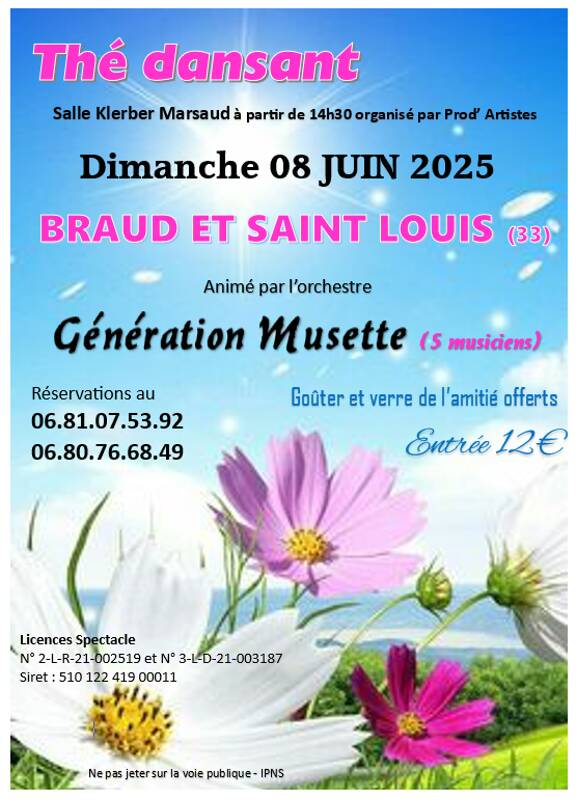 Thé dansant à Braud et Saint Louis (33)