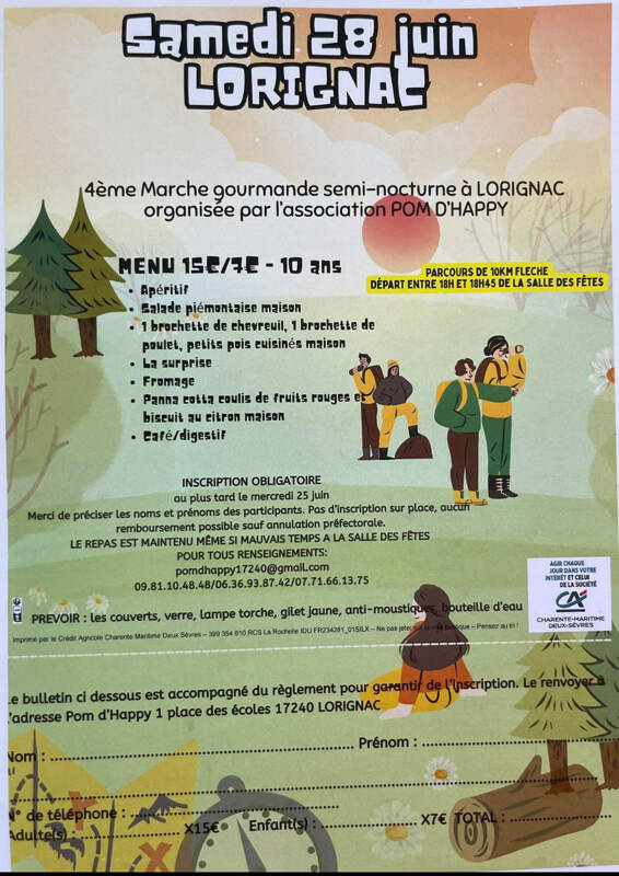 Marche gourmande semi-nocturne