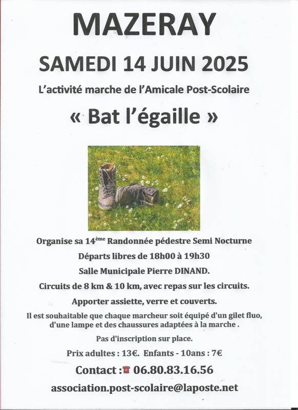 Randonnée pédestre Semi-Nocturne