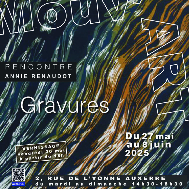Exposition de gravures d'Annie Renaudot à l'Espace Mouv'Art Auxerre