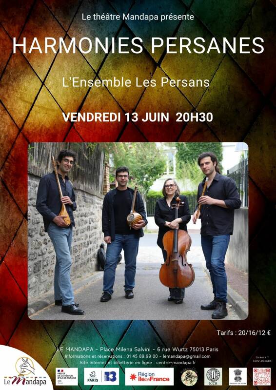 Harmonies persanes - Musique d'Iran de la Perse à nos jours...