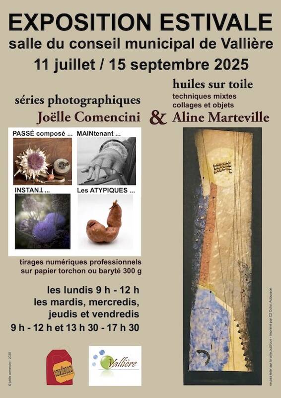 séries photographiques et peintures