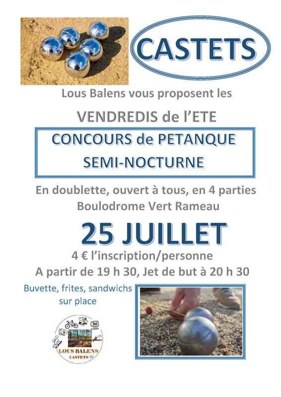 Concours de Pétanque