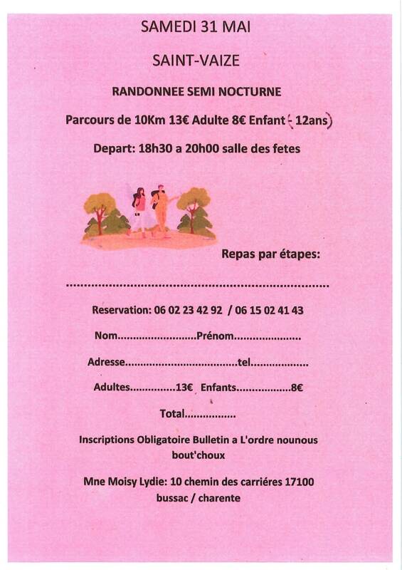 Marche semi nocturne