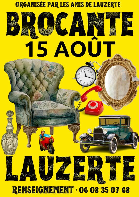 Grande brocante de Lauzerte