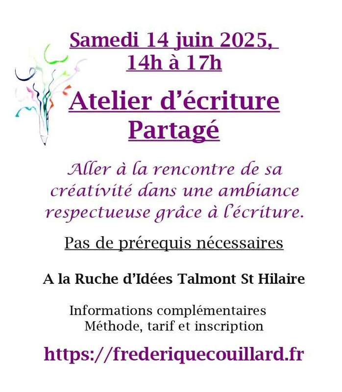 Atelier d'écriture partagé