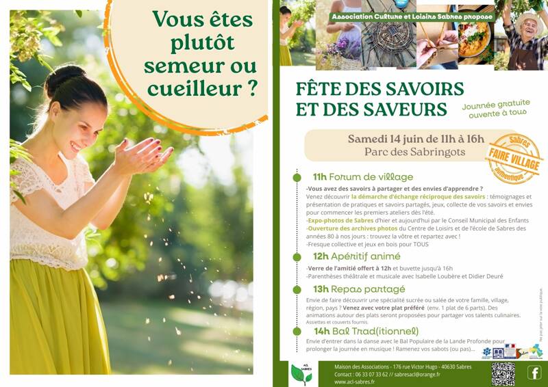 Fête des saveurs et des savoirs