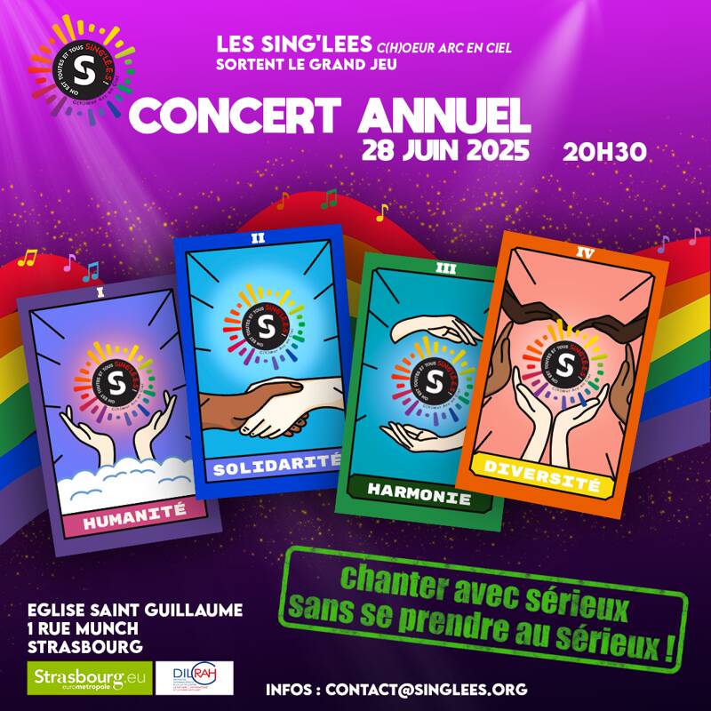 Concert annuel des Sing'lées choeur arc en ciel