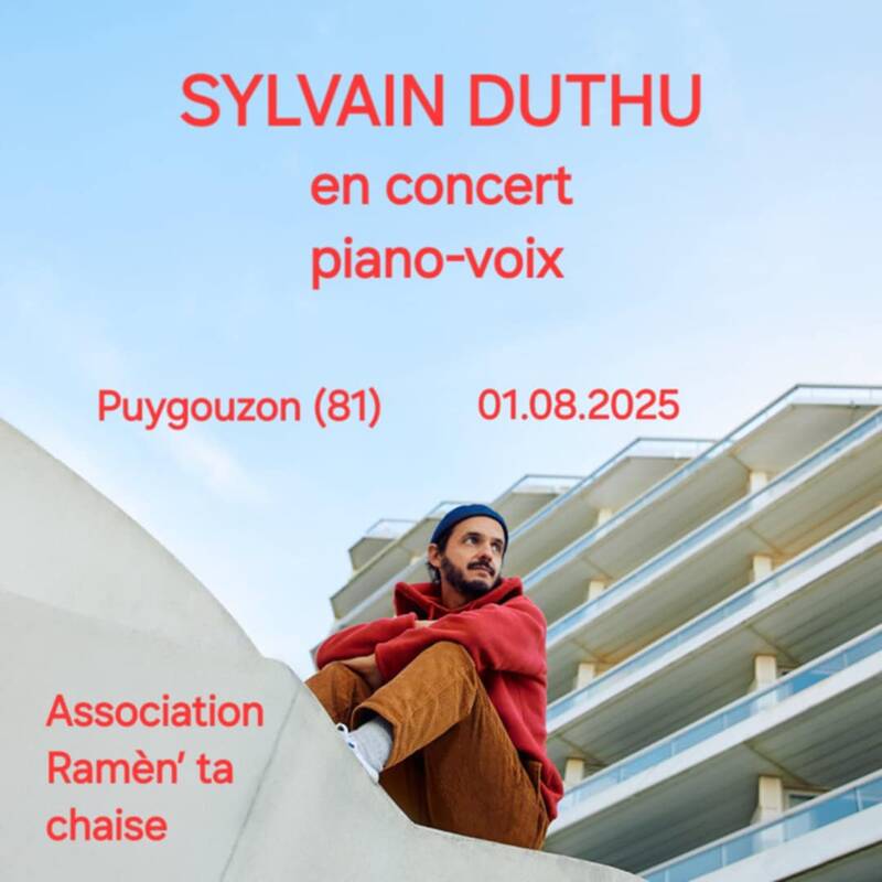 Sylvain Duthu en concert piano-voix