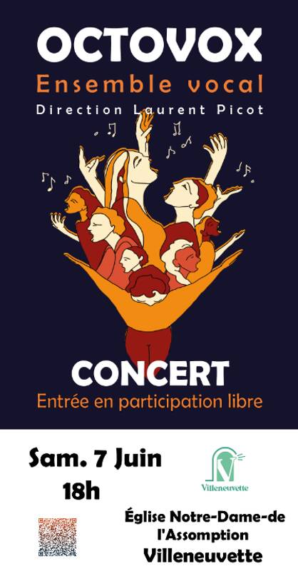 Concert de l'ensemble vocal Octovox