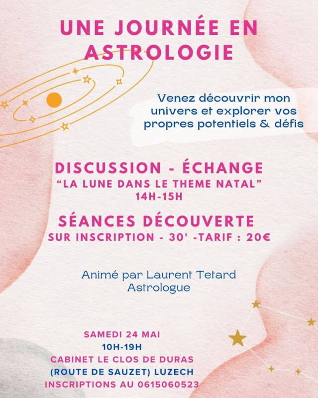 Journée sur l'astrologie avec Laurent Tetard