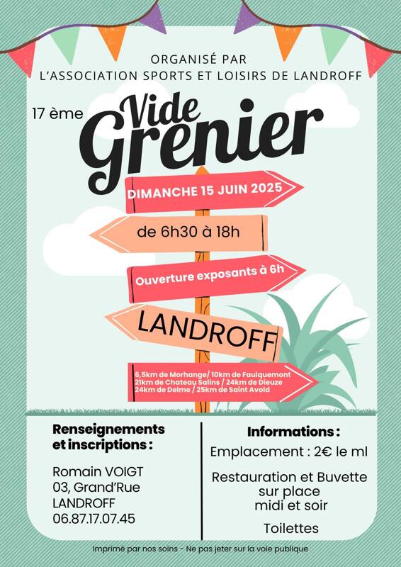 Vide greniers de Landroff