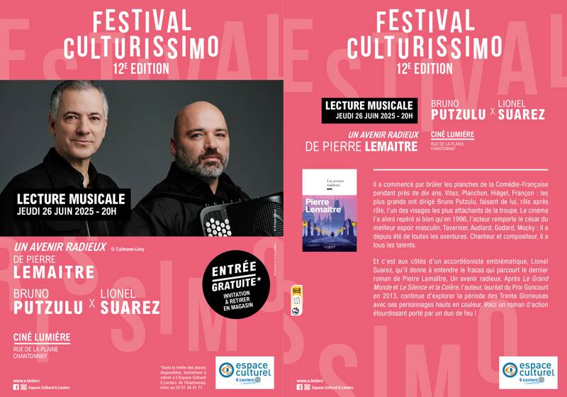 Festival Culturissimo à Chantonnay