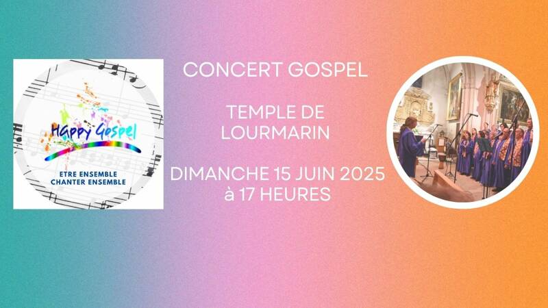 CONCERT DE GOSPEL AU TEMPLE DE LOURMARIN