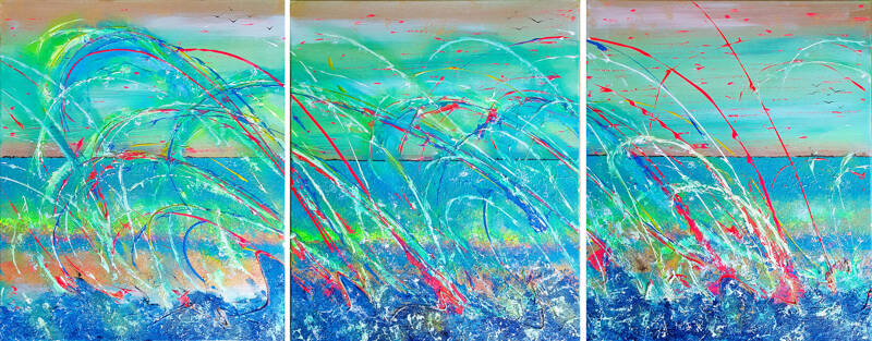 COOL HEURTS DE GIL MAS : PEINTURES ABSTRAITES