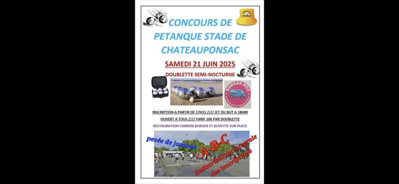 Concours de petanque