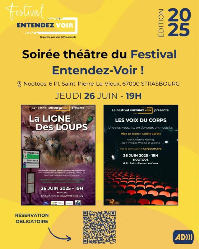 Soirée théâtre du Festival Entendez-Voir !