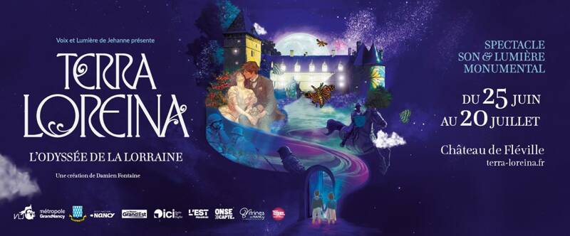Terra Loreina, le nouveau spectacle son et lumière monumental de Damien Fontaine