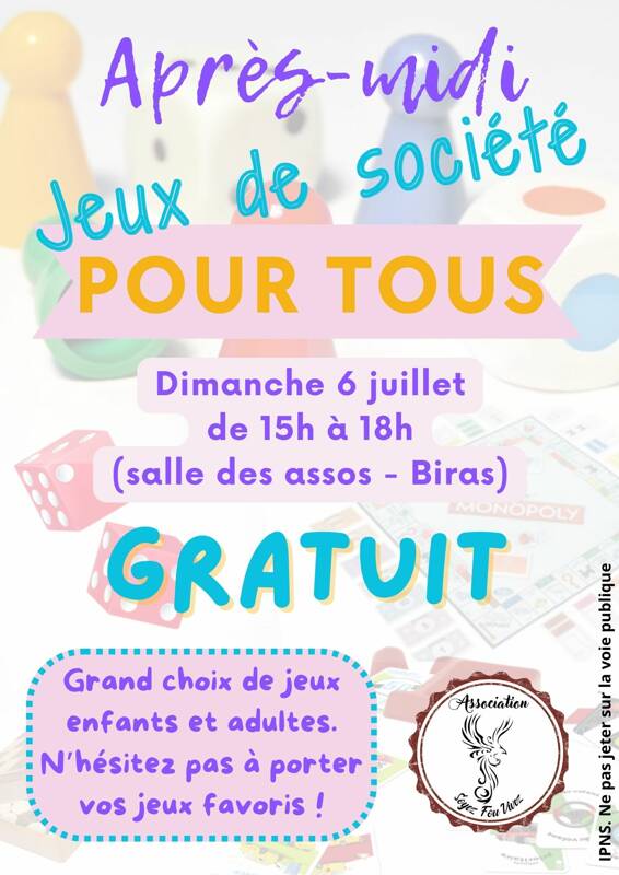 Après-midi jeux pour tous
